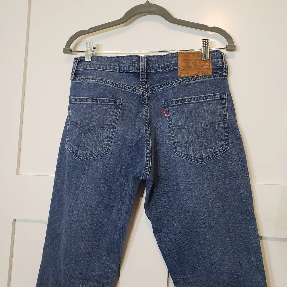 Levi's 511 Big E Slim Fit Mid Rise Stretch 32 x 31.5 REAL SIZE Vintage